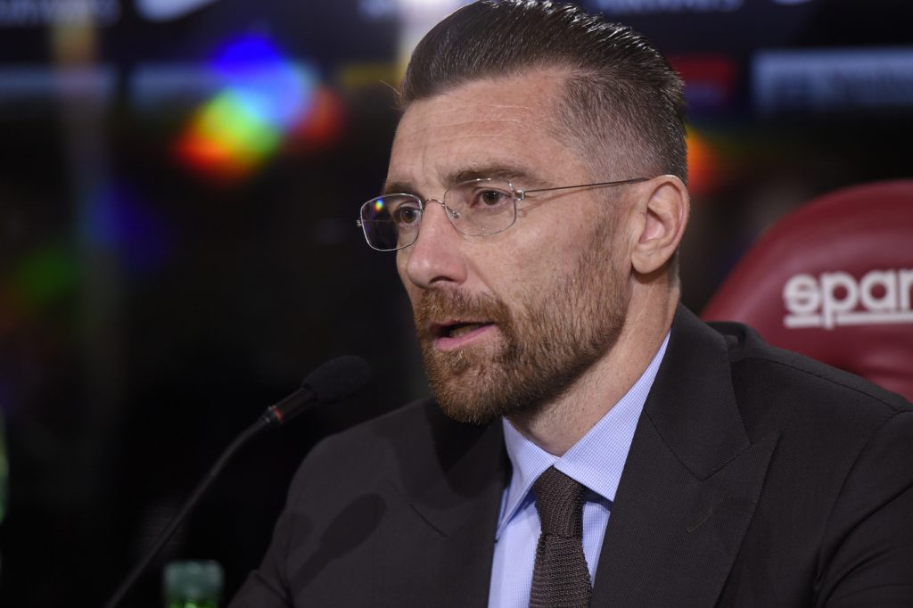 De Sanctis AS Roma, conferenza stampa presentazione Chris Smalling