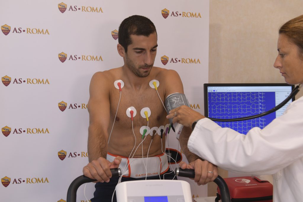 AS Roma, visite mediche per Henrikh Mkhitaryan a Villa Stuart