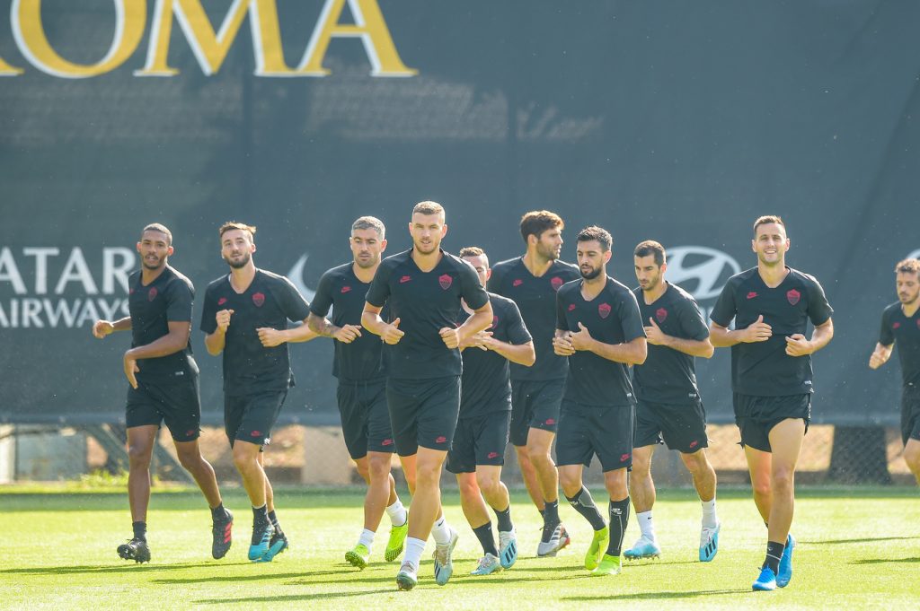 Europa League, allenamento AS Roma in vista dei turchi dell'Istanbul Basaksehir