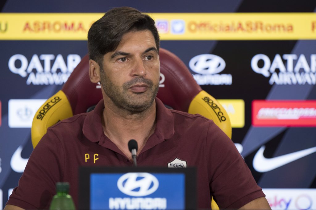 AS Roma, conferenza stampa di Paulo Fonseca