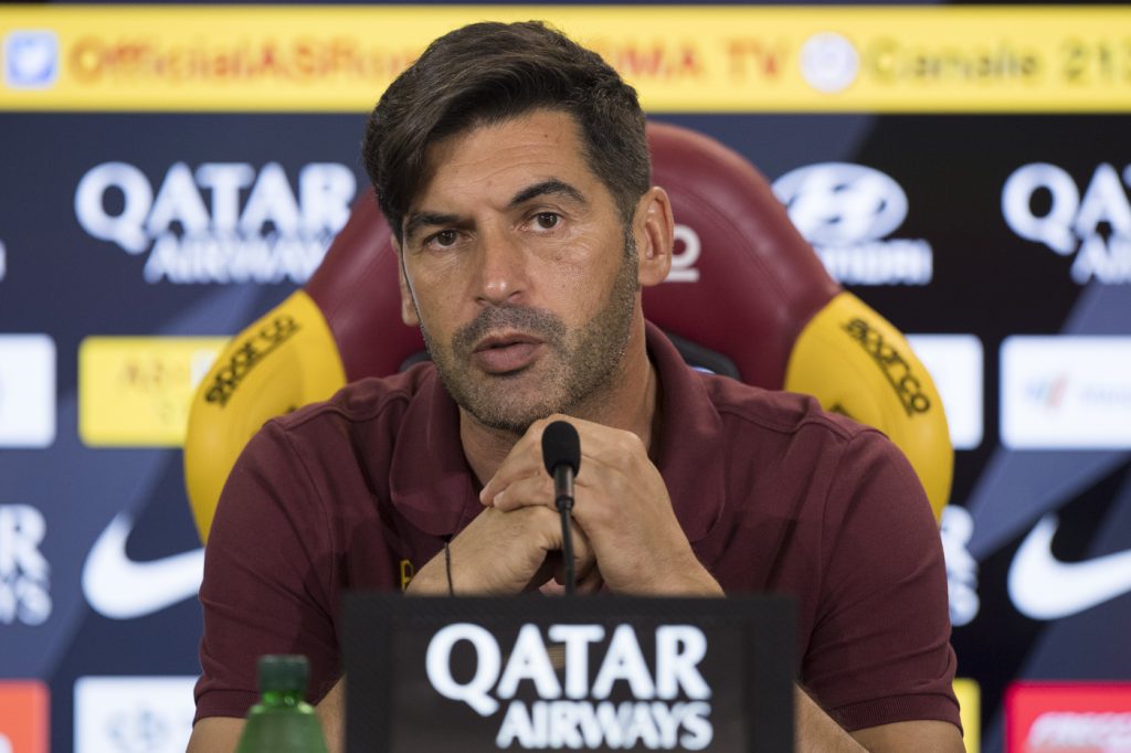 AS Roma, conferenza stampa di Paulo Fonseca