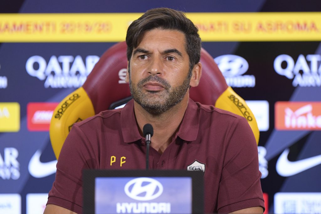 AS Roma, la conferenza stampa di Paulo Fonseca
