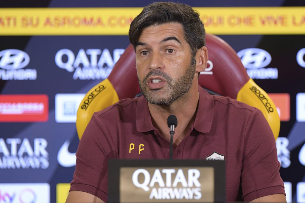 AS Roma, la conferenza stampa di Paulo Fonseca