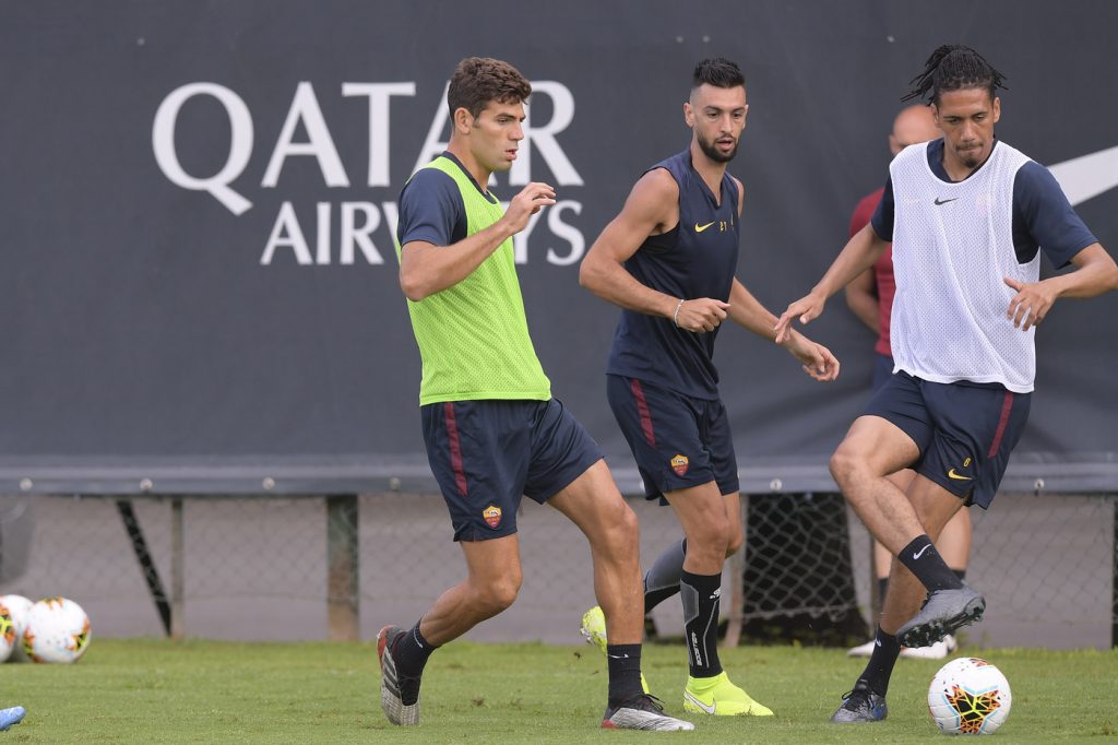 Fazio Smalling Pastore trigoria-allenamento-14