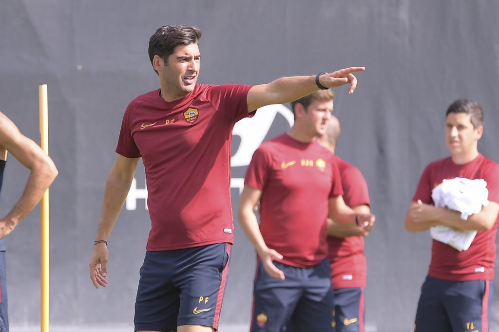 Fonseca AS Roma, allenamento mattutino a TrigoriaAS Roma, allenamento mattutino a Trigoria