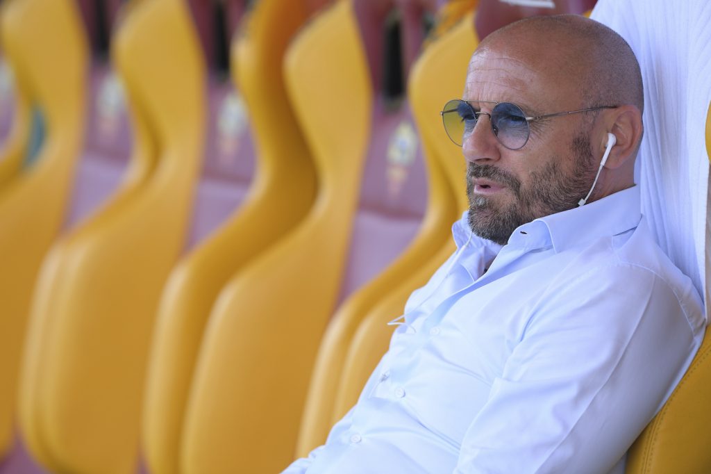 Petrachi AS Roma, allenamento mattutino a TrigoriaAS Roma, allenamento mattutino a Trigoria