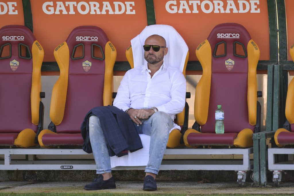 Petrachi AS Roma, allenamento mattutino a TrigoriaAS Roma, allenamento mattutino a Trigoria