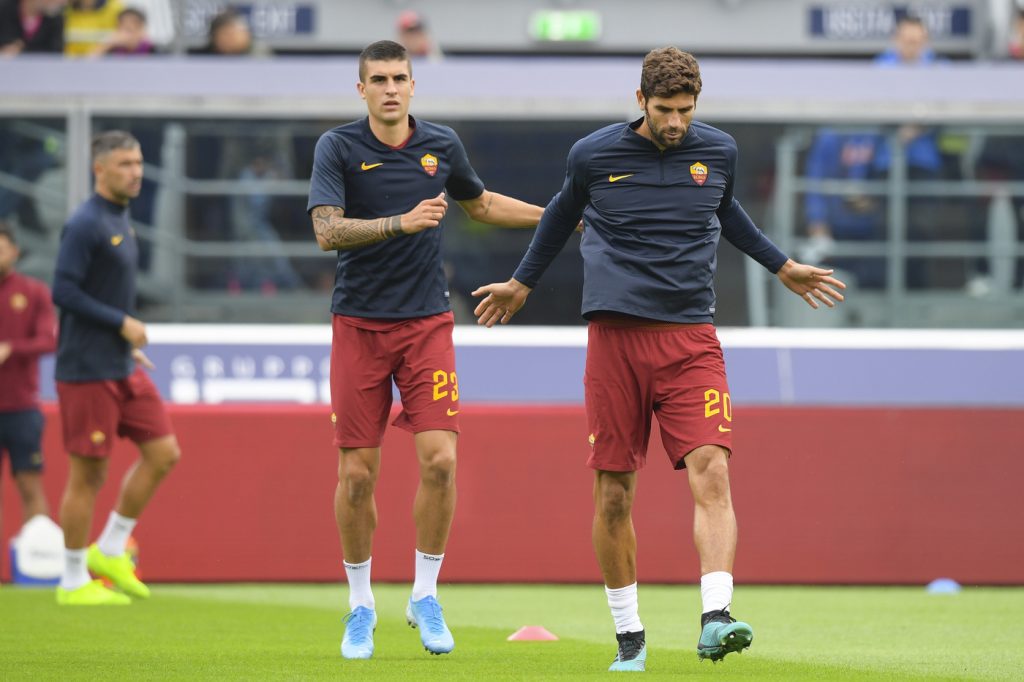 fazio mancini Bologna vs Roma - Serie A TIM 2019/2020