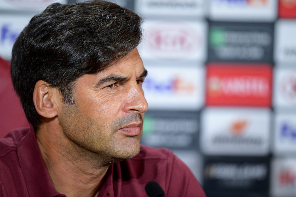 Fonseca AS Roma, conferenza stampa di presentazione del match di Europa League Roma-Istanbul Basaksehir