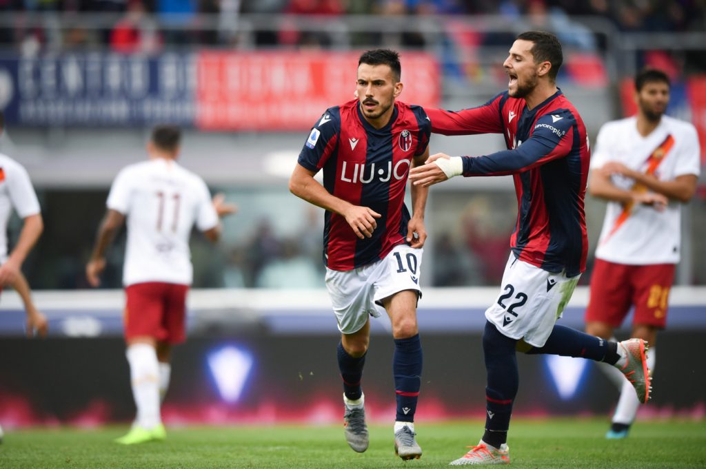 sansone destro Bologna vs Roma - Serie A TIM 2019/2020