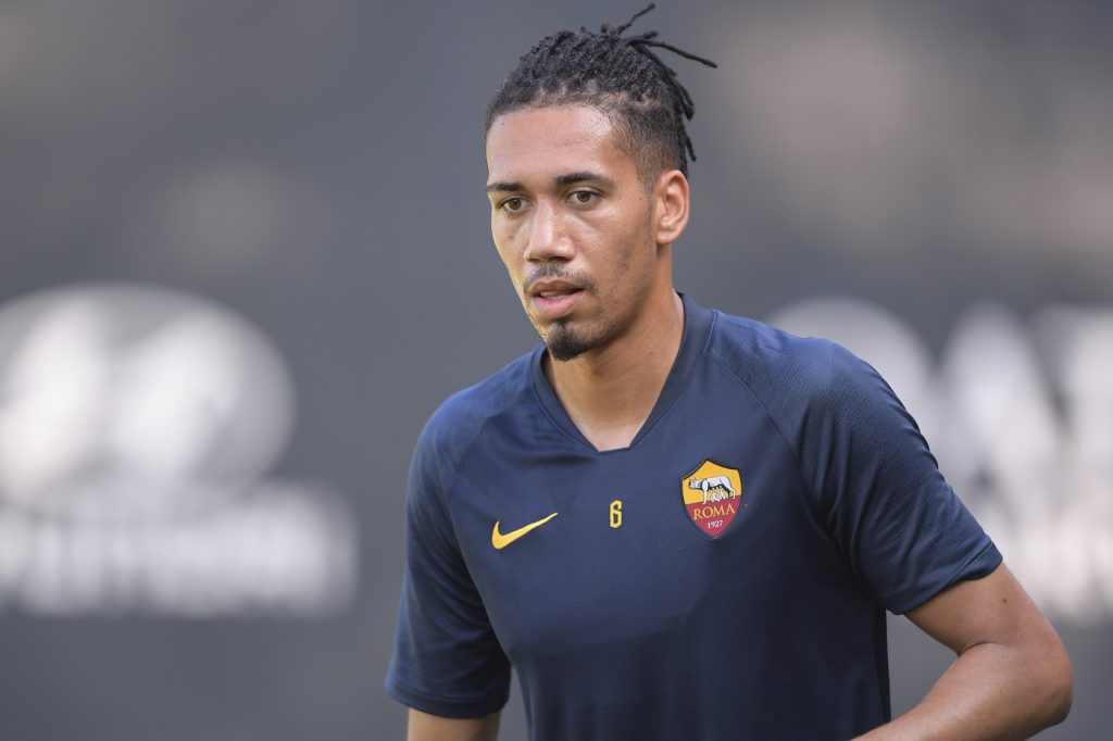 smalling AS Roma, sessione di allenamento a Trigoria