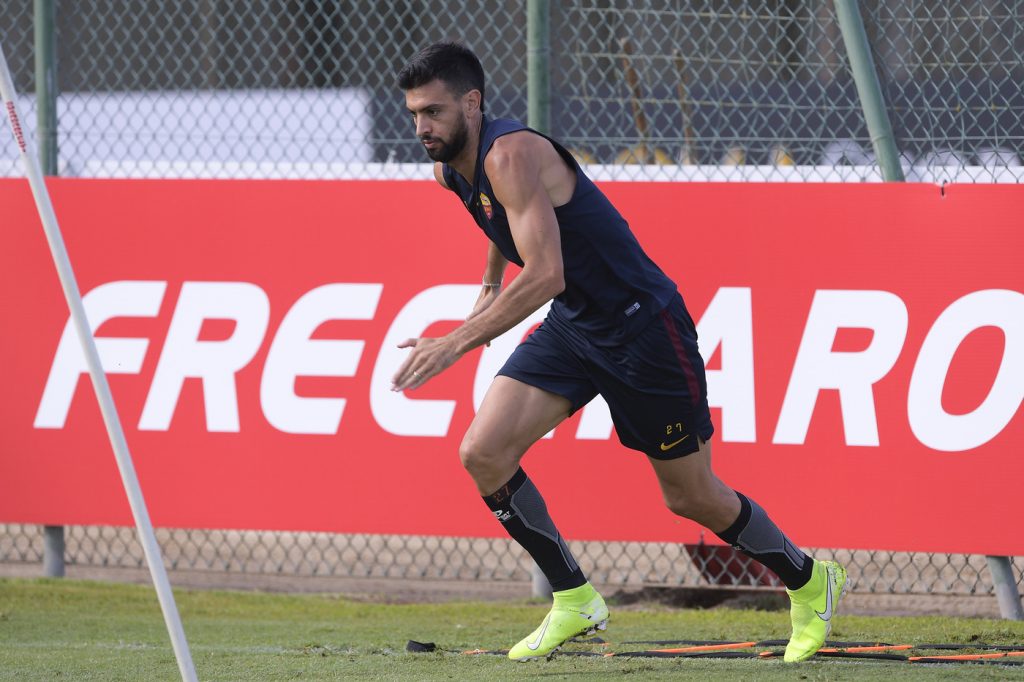 Pastore AS Roma, allenamento a Trigoria