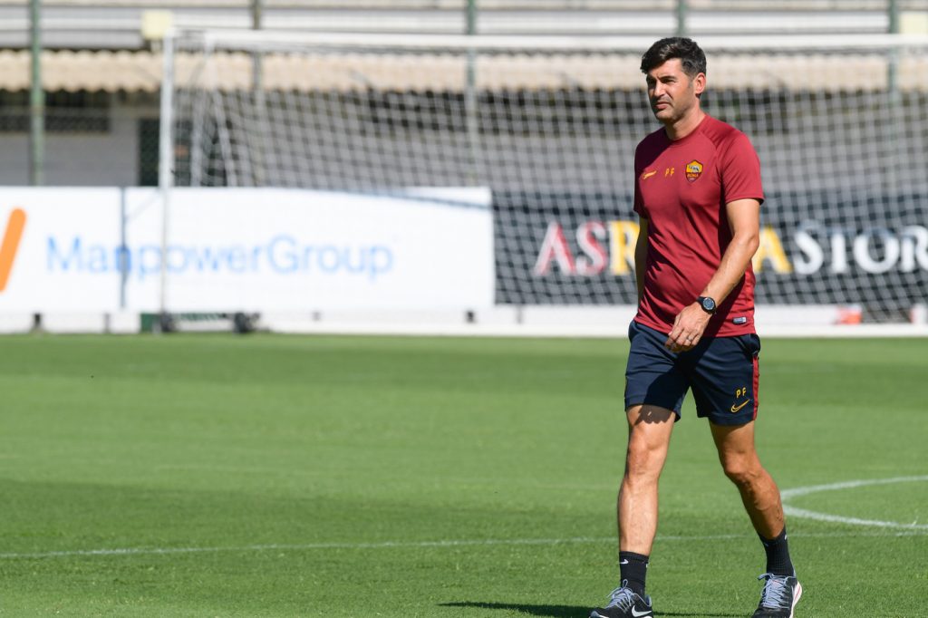AS Roma, allenamento a Trigoria Fonseca