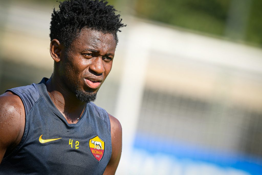 AS Roma, allenamento a Trigoria Diawara