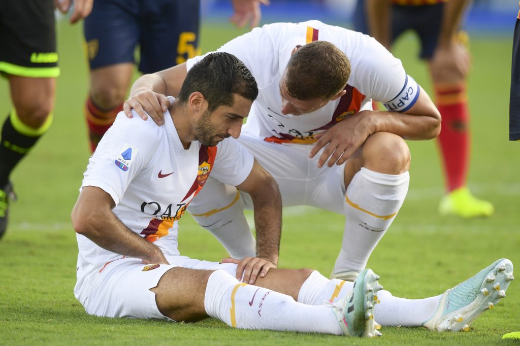 dzeko mkhitaryan Lecce vs Roma - Serie A TIM 2019/2020