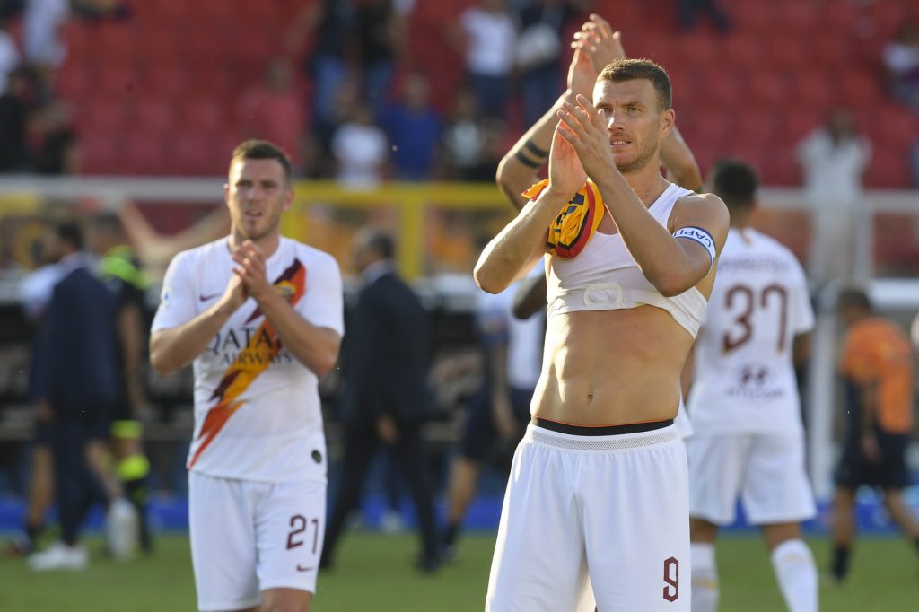 dzeko Lecce vs Roma - Serie A TIM 2019/2020
