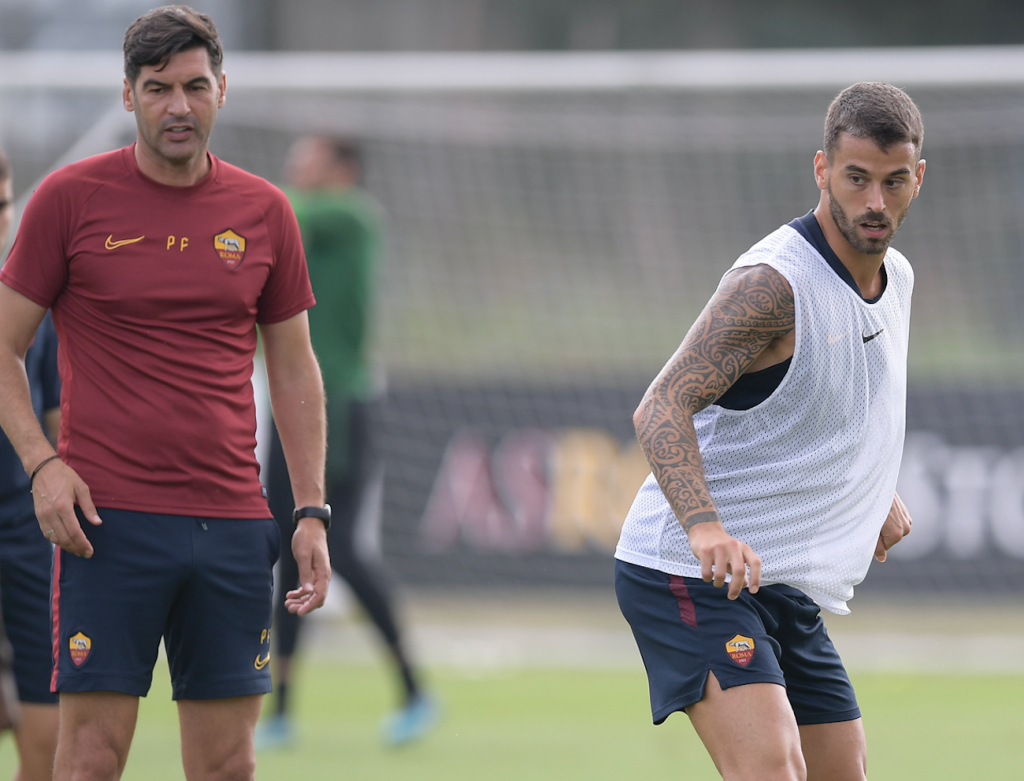 Spinazzola Fonseca trigoria-allenamento-49