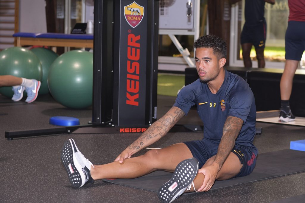 Kluivert AS Roma, allenamento mattutino a TrigoriaAS Roma, allenamento mattutino a Trigoria