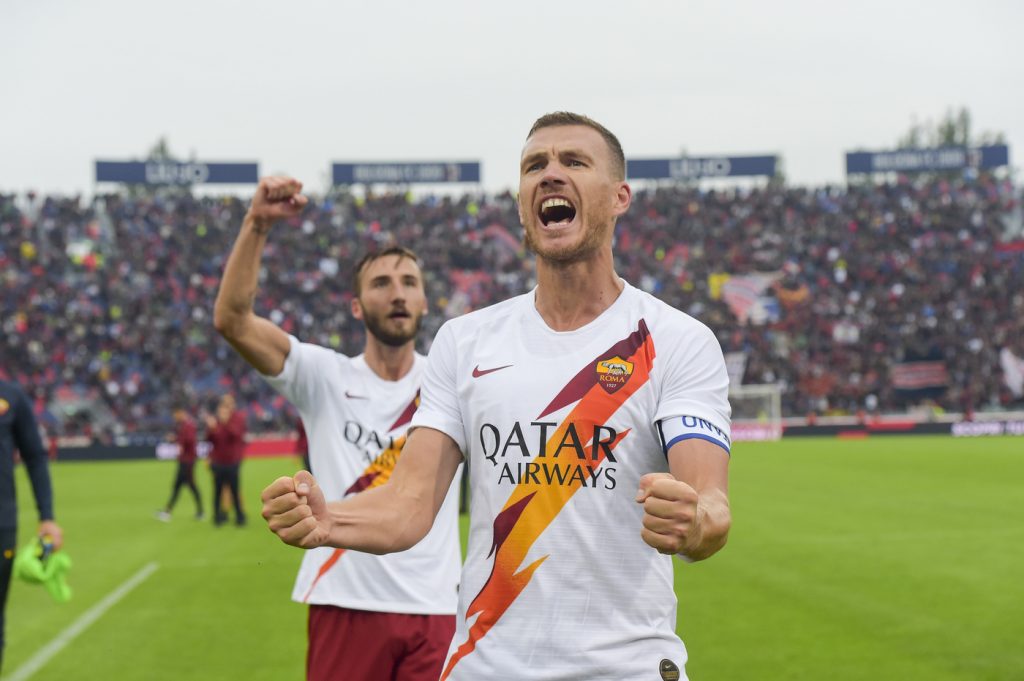 dzeko Bologna vs Roma - Serie A TIM 2019/2020