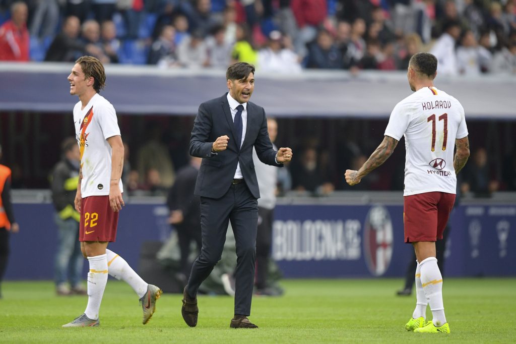 fonseca kolarov Bologna vs Roma - Serie A TIM 2019/2020