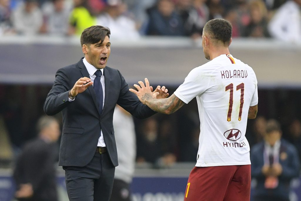 fonseca kolarov Bologna vs Roma - Serie A TIM 2019/2020