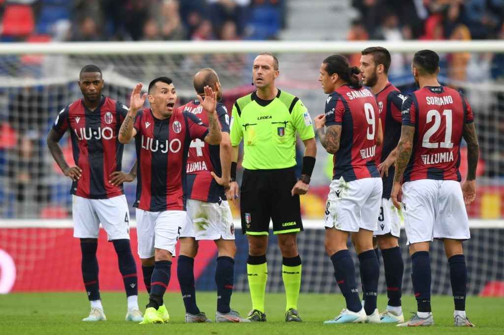 pairetto medel Bologna vs Roma - Serie A TIM 2019/2020