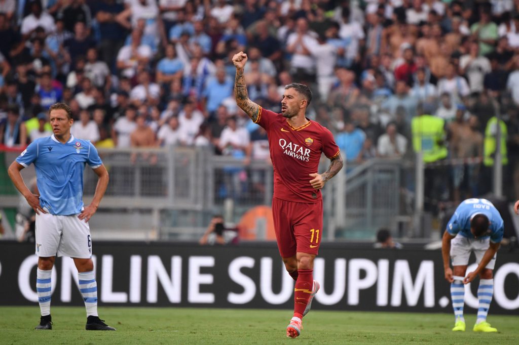 kolarov Lazio vs Roma - Serie A 2019/2020Lazio vs Roma - Serie A 2019/2020