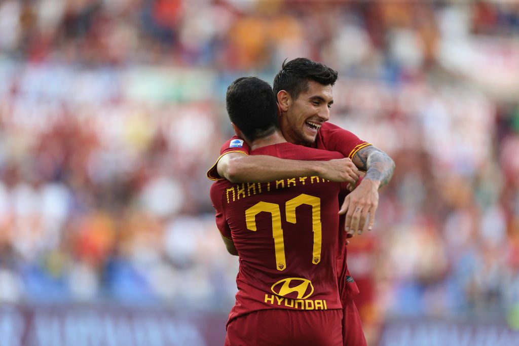 AS Roma v US Sassuolo - Serie A mkhitaryan pellegrini
