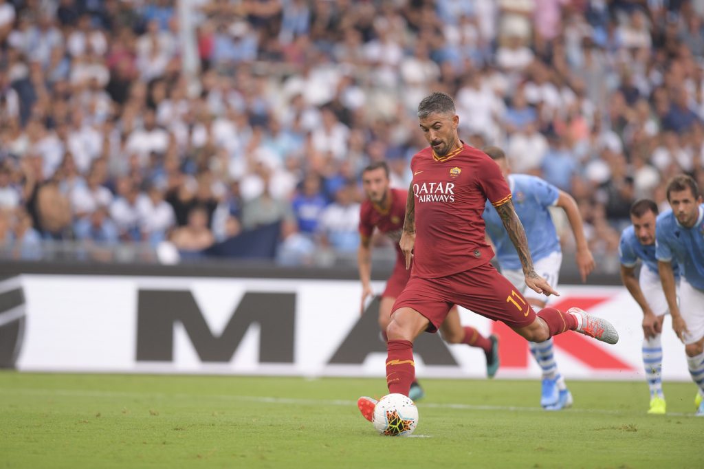 kolarov rigore Lazio vs Roma - Serie A 2019/2020