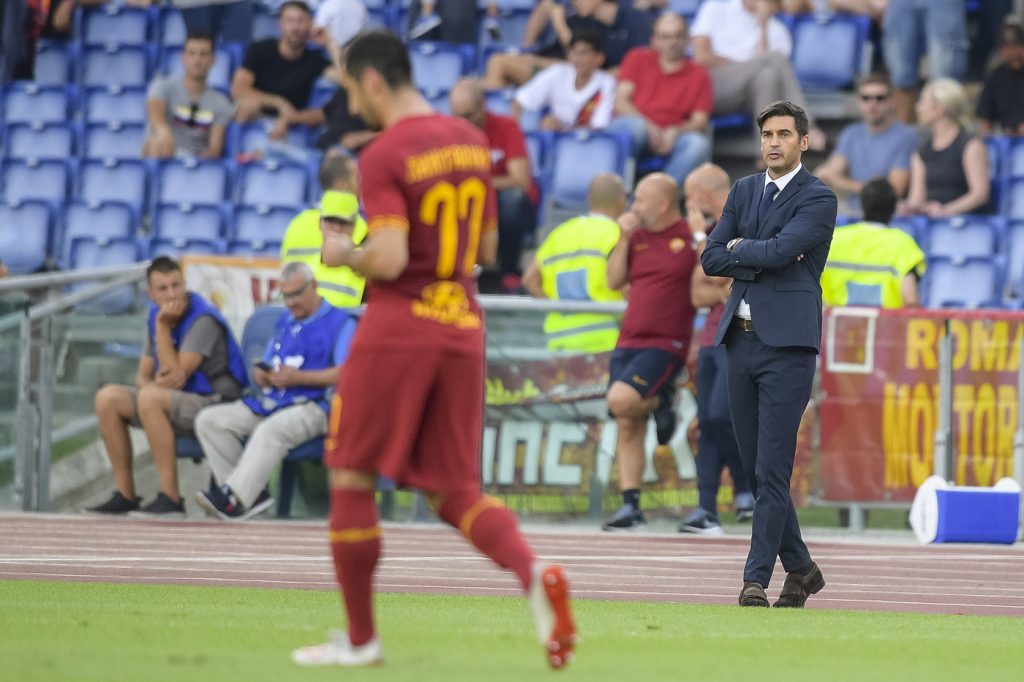 fonseca mkhitaryan Roma vs Sassuolo - Serie A TIM 2019/2020