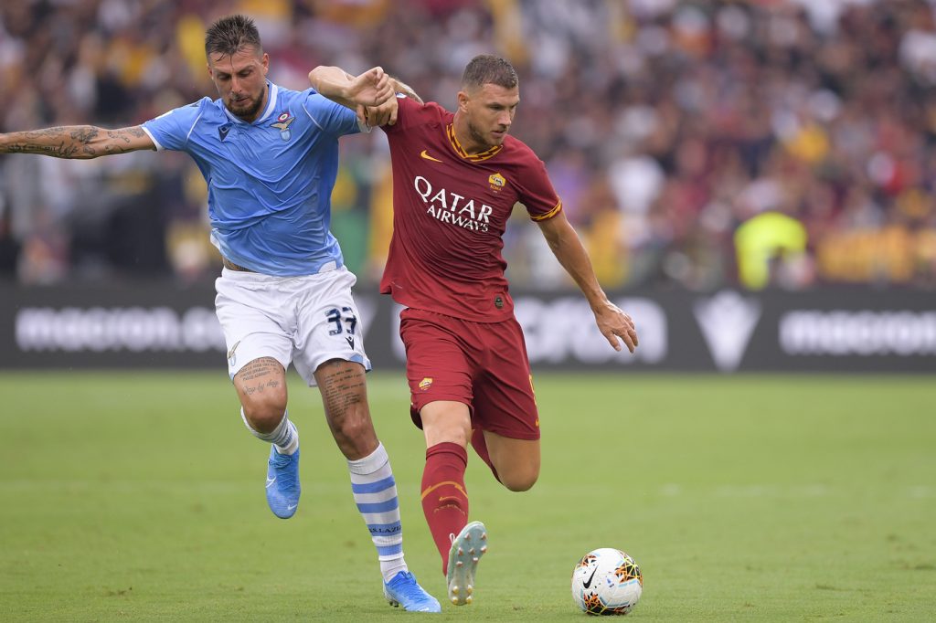 lazio-roma-lp_10213731 dzeko acerbi