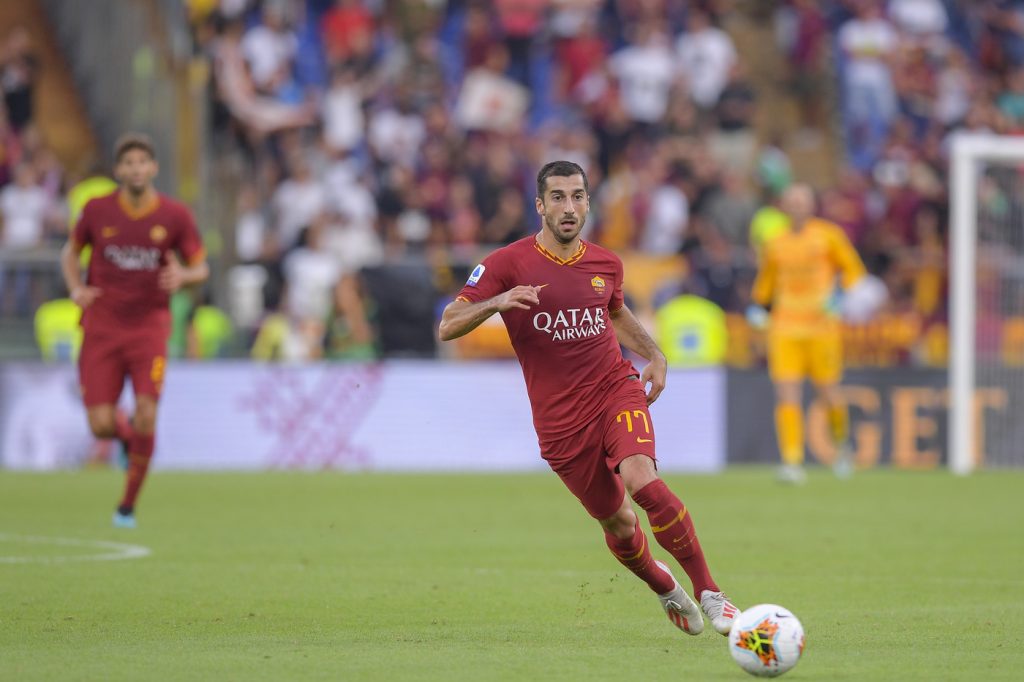 mkhitaryan Roma vs Sassuolo - Serie A TIM 2019/2020