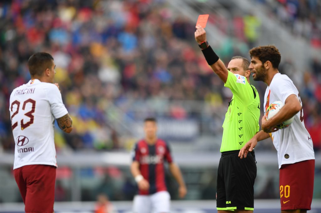 mancini fazio pairetto Bologna vs Roma - Serie A TIM 2019/2020