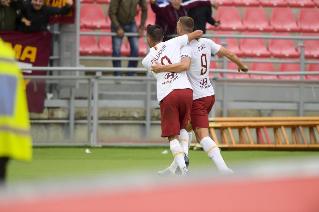 dzeko pellegrini Bologna vs Roma - Serie A TIM 2019/2020