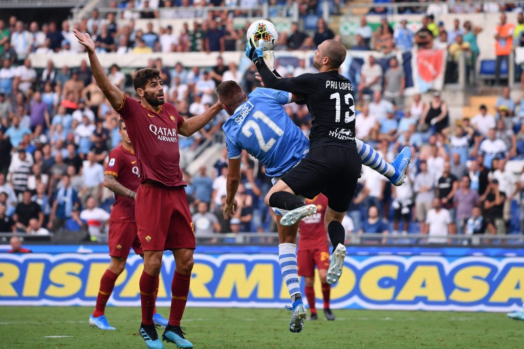 Lazio vs Roma - Serie A 2019/2020 Pau Lopez