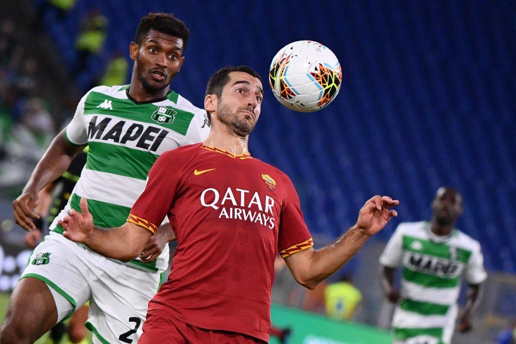 mkhitaryan marlon Roma vs Sassuolo - Serie A TIM 2019/2020