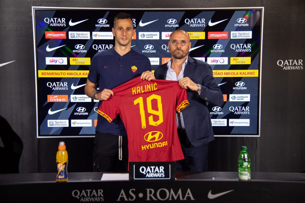 petrachi AS Roma, Kalinic firma il contratto con l'AS Roma
