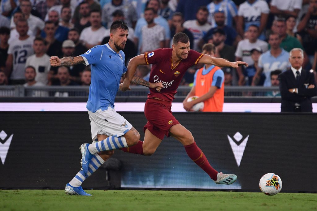 dzeko acerbi Lazio vs Roma - Serie A 2019/2020