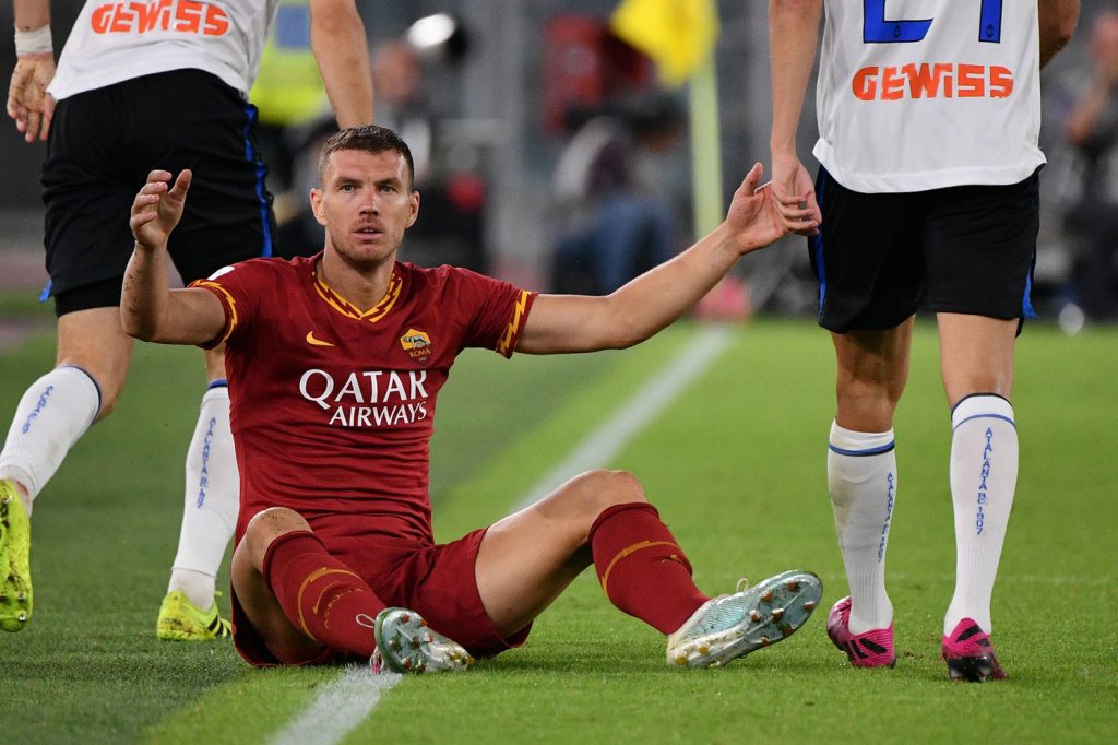 Dzeko AS Roma vs Atalanta - Serie A TIM 2019/2020