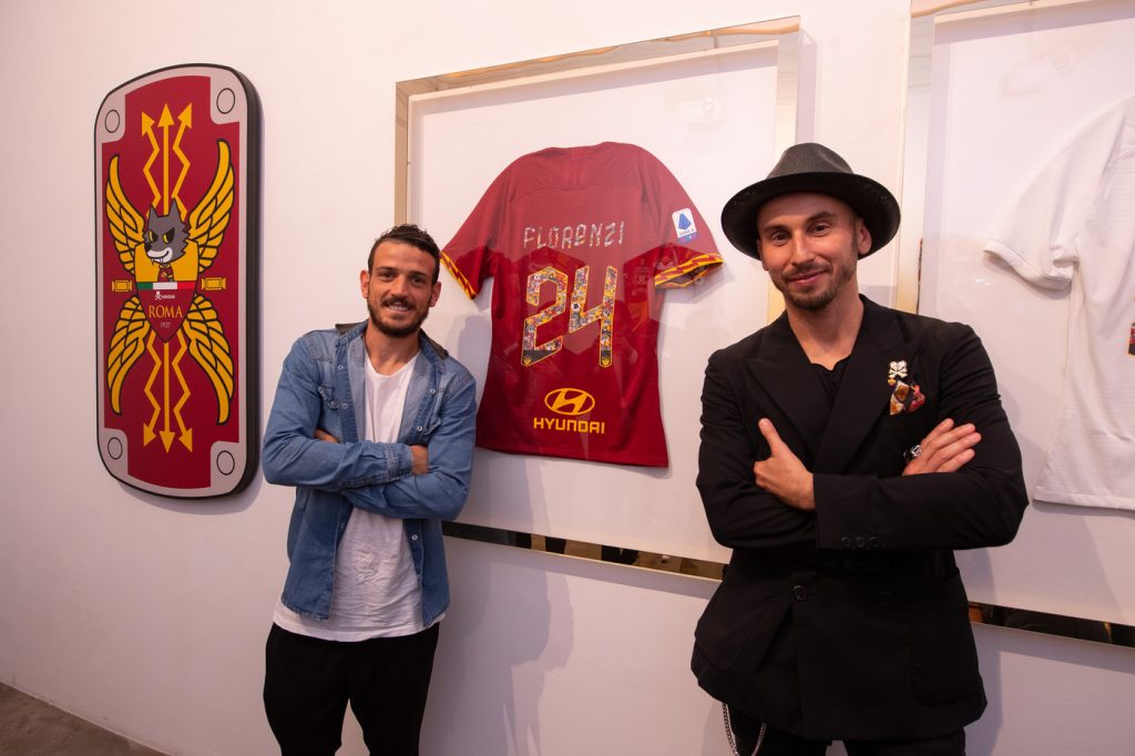 legno florenzi AS Roma, Vernissage AS Roma per tokidoki