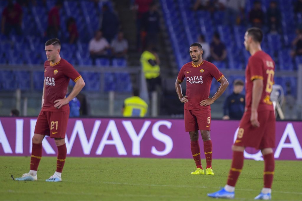 Juan Jesus Veretout AS Roma vs Atalanta - Serie A TIM 2019/2020