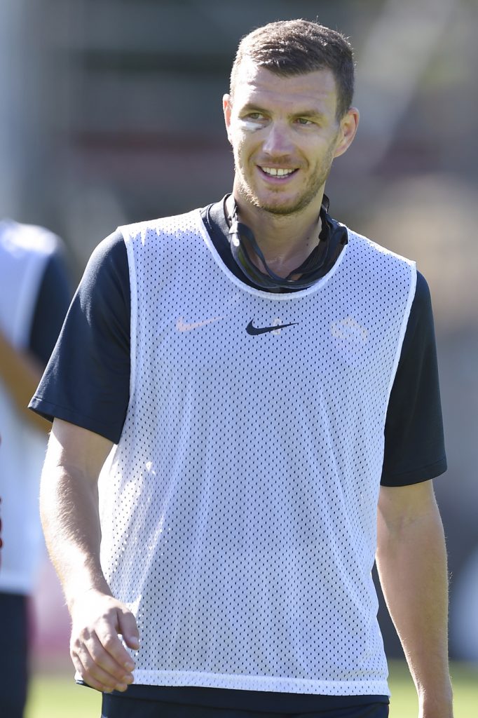 AS Roma, allenamento a Trigoria
