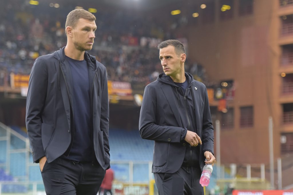 Sampdoria vs Roma - Serie A TIM 2019/2020 Kalinic Dzeko