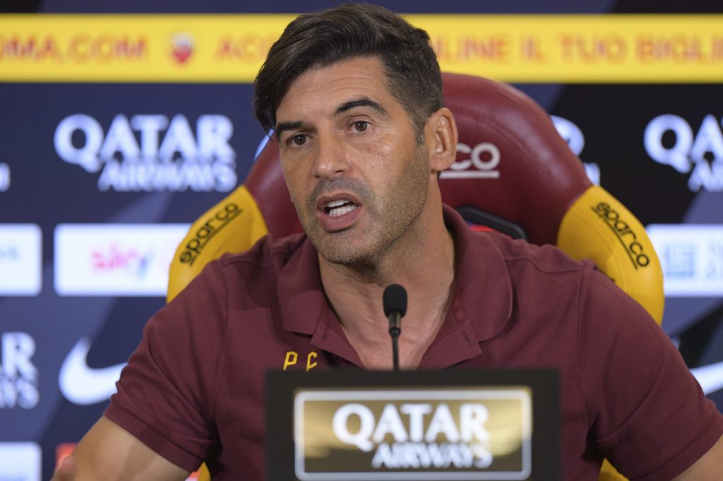 AS Roma, la conferenza stampa di Paulo Fonseca