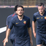 Florenzi Veretout trigoria-allenamento-11