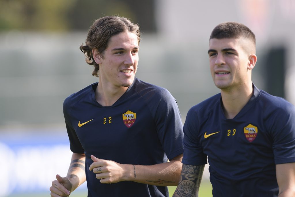 Zaniolo Mancini trigoria-allenamento-4