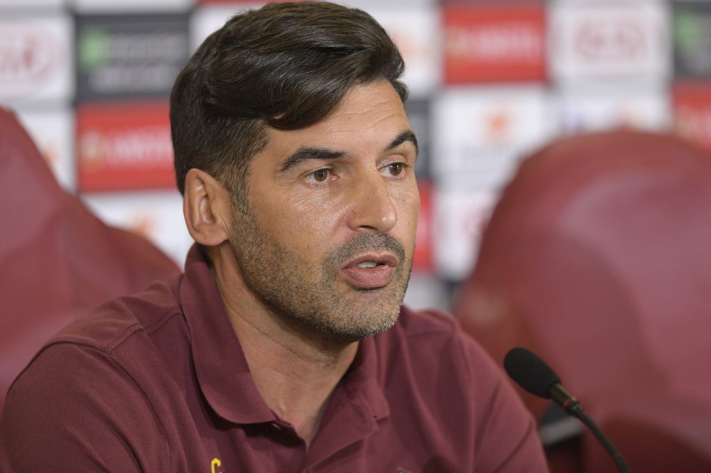AS Roma, conferenza stampa di Paulo Fonseca e Gianluca Mancini