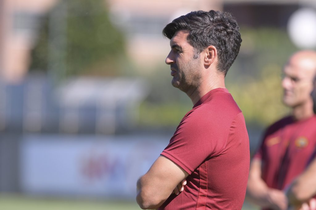 Fonseca AS Roma, allenamento a Trigoria
