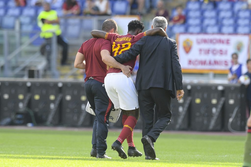 diawara infortunio AS Roma vs Cagliari   - Serie A TIM 2019/2020