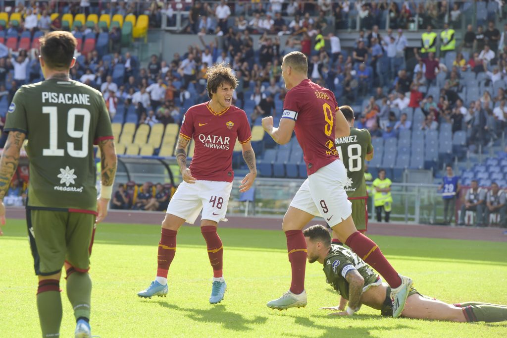 dzeko antonucci AS Roma vs Cagliari   - Serie A TIM 2019/2020
